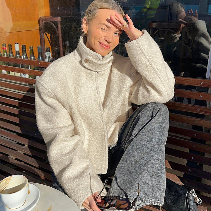 Kaida | Cozy Stand-Collar Fleece Jacked