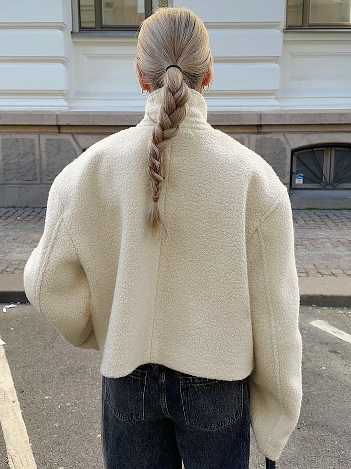 Kaida | Cozy Stand-Collar Fleece Jacked