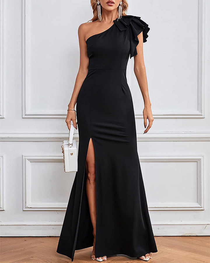 Louise One-Shoulder Maxi Dress