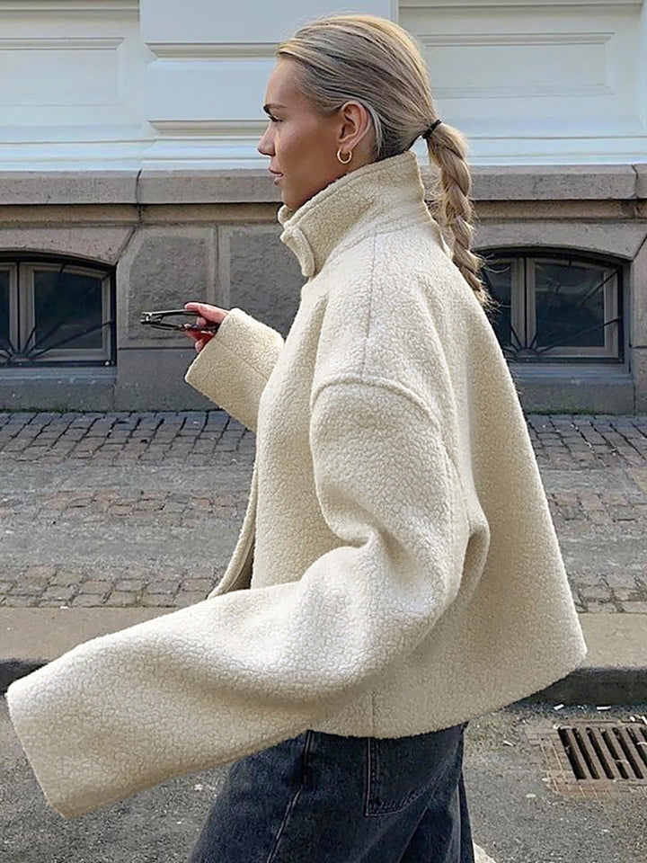 Kaida | Cozy Stand-Collar Fleece Jacked