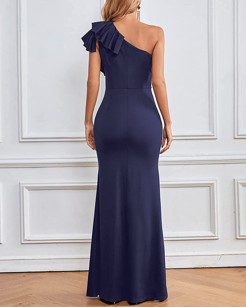 Louise One-Shoulder Maxi Dress